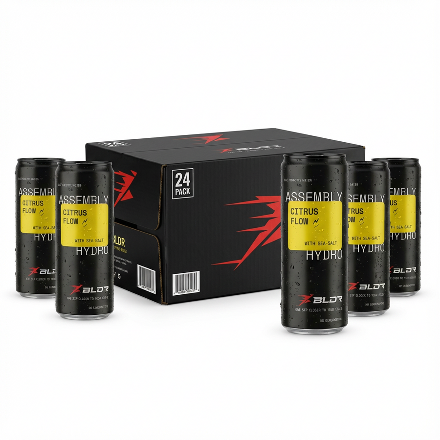 Assembly Hydro BLDR Gym Pack - 24 Cans