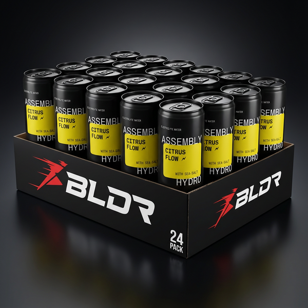 Assembly Hydro BLDR Gym Pack - 24 Cans