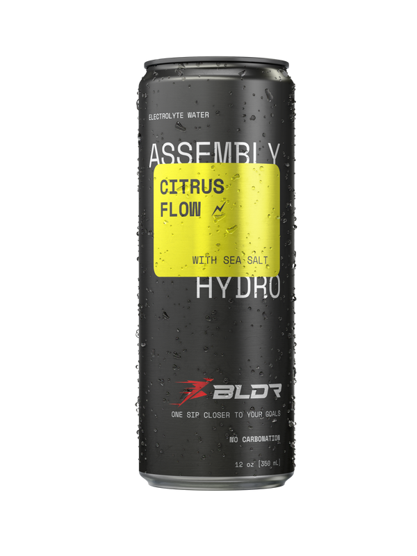 Assembly Hydro BLDR Gym Pack - 24 Cans