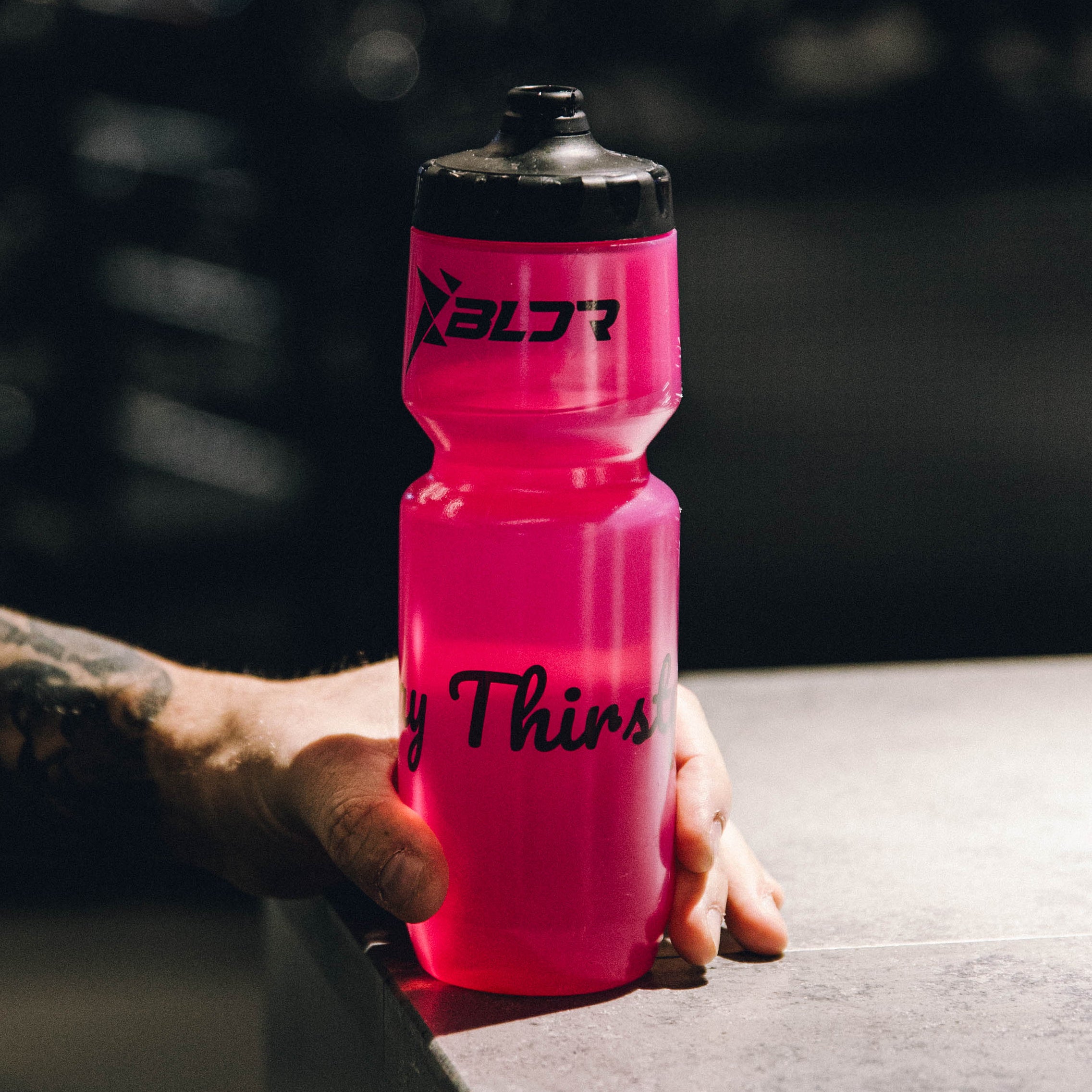 BLDR Stay Thirsty Water Bottle - Pink
